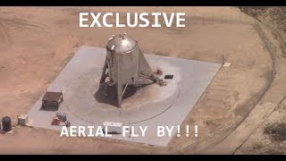Excluisive! SpaceX Fly Over At Boca Chica Beach, Texas