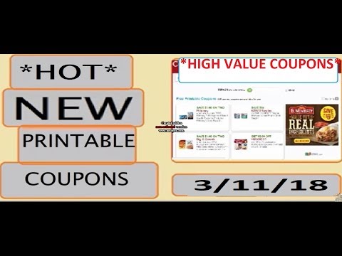 *HOT* New Printable Coupons!- 3/11/18- HIGH VALUE COUPONS!