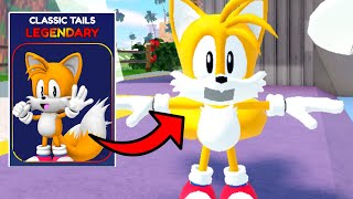 HOW TO UNLOCK CLASSIC TAILS SKIN! (SONIC SPEED SIMULATOR)
