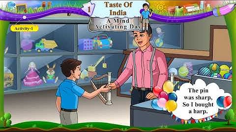 Std 6 English Sem 2 Unit 1 Taste Of India  Activity 1