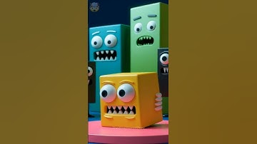 Cube Monster animation​ #shorts #3danimation​​ #cartoon​