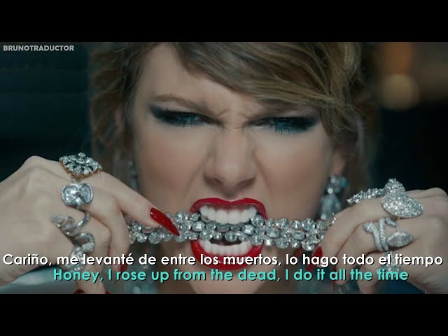 Taylor Swift - Look What You Made Me Do // Lyrics + Español // Video Official class=