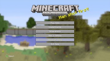 Amazing minecraft xbox360 Easter egg / Glitch tutorial!!! [Crazy splash text]