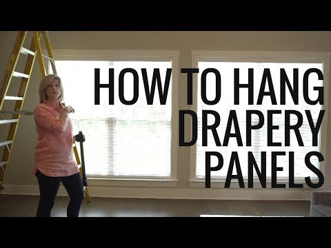 how-to-hang-drapery-panels