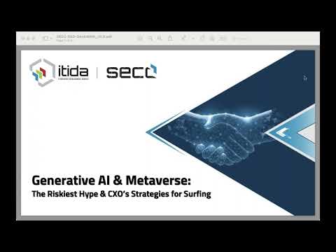 SECC Webinars: Generative AI & Metaverse: The Riskiest Hype & CXO’s Strategies for Surfing