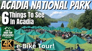 6 THINGS TO SEE in ACADIA NATIONAL PARK // eBike on the Carriage Trail