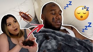 COCKROACH PRANK ON BOYFRIEND