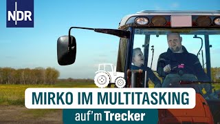 Zwei Jobs, ein Hut, viel Leidenschaft - Mirko im Multitasking | Auf'm Trecker 1. Reportage | NDR