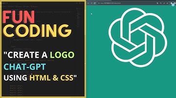 Create a CHAT GPT LOGO using HTML and CSS Programming