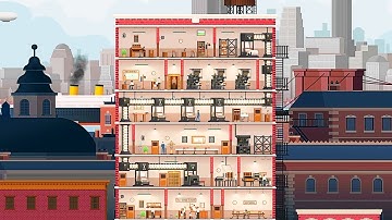 1.0 FULL-RELEASE - Project Highrise meets SimTower in this Newspaper Empire Tycoon Game! - DAY 4