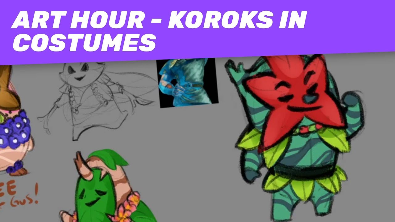 Art Hour w/ Sixelona - Koroks in Costumes