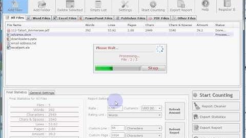 How to Count Number of Words in Various Files at One Go (doc,docx,xls,txt,ppt,html)