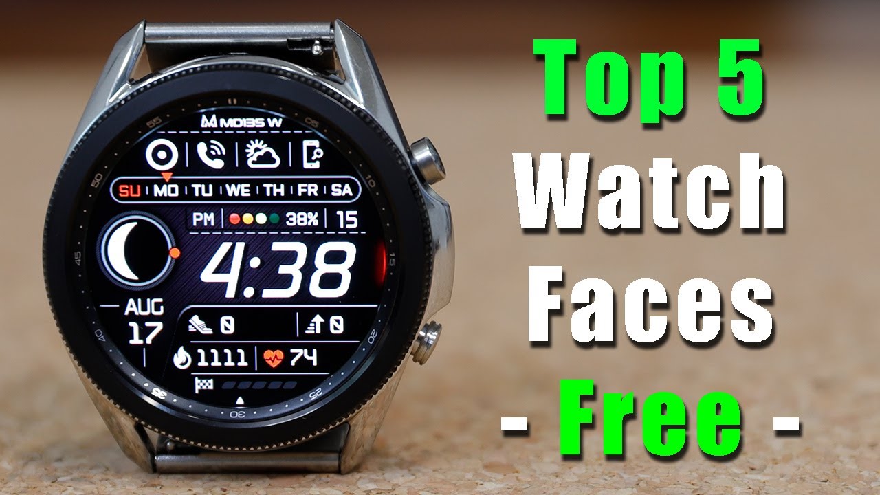 5 Must-Have Watch Faces for your Samsung Galaxy Watch (Any Model) - YouTube