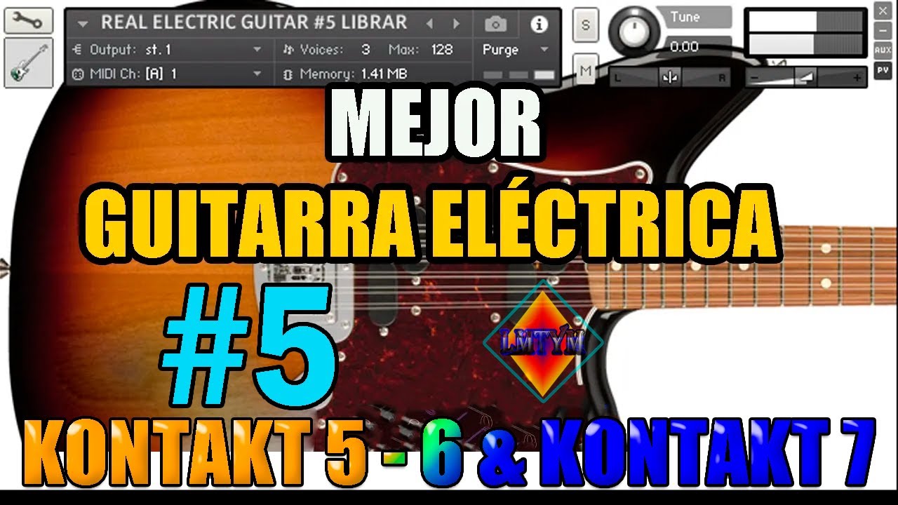 THE BEST ELECTRIC GUITAR LIBRARY 5 🎸🎸🎸MEJORES LIBRERÍAS PARA KONTAKT 😱