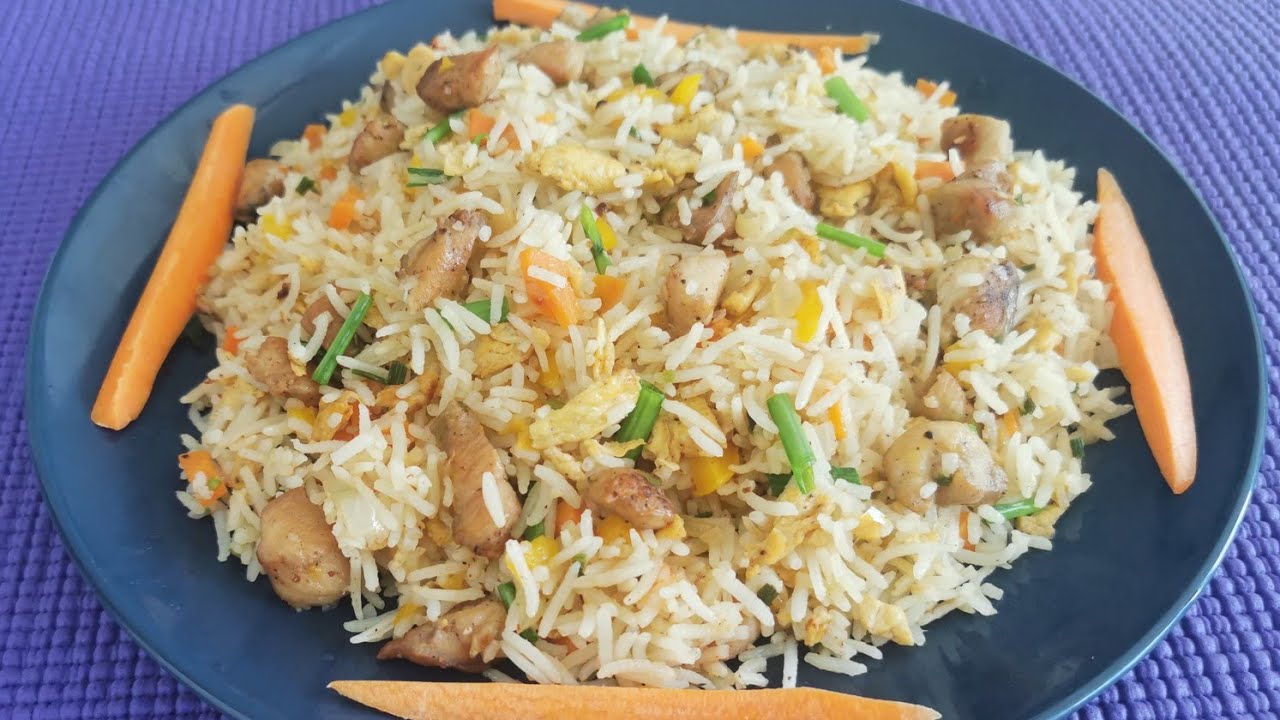 ചിക്കൻ ഫ്രൈഡ് റൈസ് / Restaurant style Fried Rice/AR recipes - YouTube