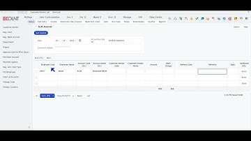 [ECOUNT Practice] Fast Entry - S/A Journal