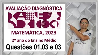 Correção Comentada da Avaliação Diagnóstica , 2º ano 2023(Matemática) Questões 1,2 e 3