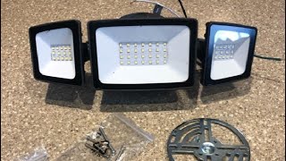 Helpful Review of Onforu Floodlight Camera, Great light. Very bright with easy installation