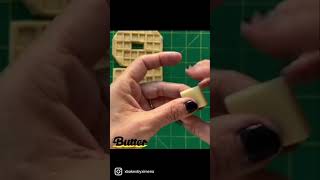 How to make a fondant WAFFLE number (tools and materials included) #short #fondant