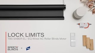 TBS Wired Roller – Lock or Unlock Limit Settings | TBS SABER EL Wired AC Roller Blinds Motor – How screenshot 5