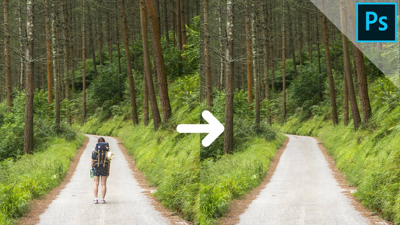 Remove People From A Photo Object Selection Tool PHOTOSHOP TUTORIAL Remove people from a photo object selection tool photoshop tutorial