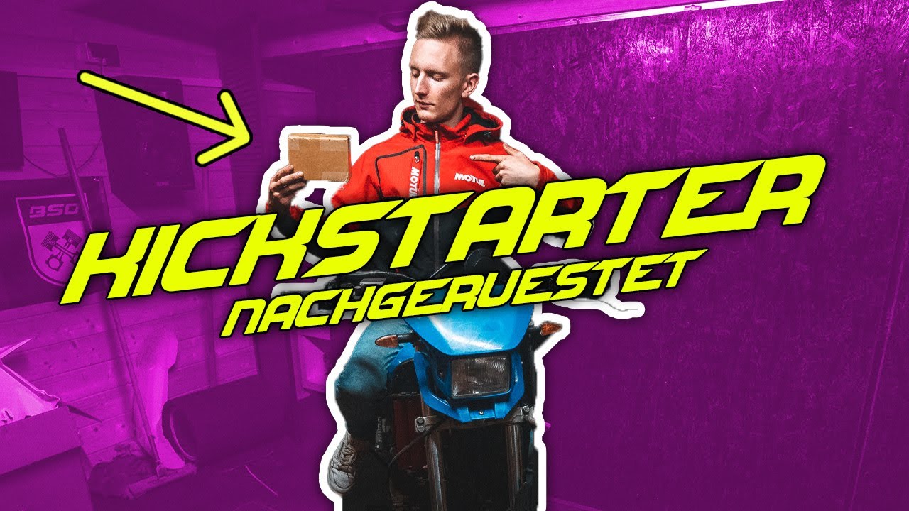 Yamaha DT125X Kickstarter nachrüsten!