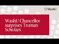 صدراعظم دانشگاه واشنگتن بورسیه های ترومن را غافلگیر کرد دانشگاه واشنگتن