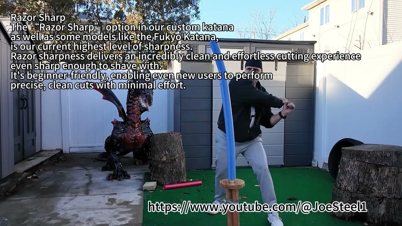 Romance of Men Katana Sharpness Level Demonstration