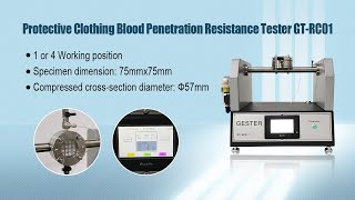 Protective Clothing Synthetic Blood Penetration Tester GT-RC01 screenshot 4