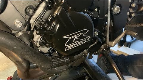 2011 gsxr  750 stator  cover install