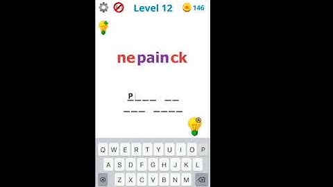 Dingbats Level 12 (Ne Pain Ck) Answers and Solutions