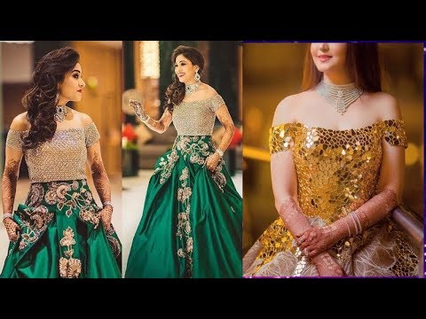 indian wedding reception gowns for bride