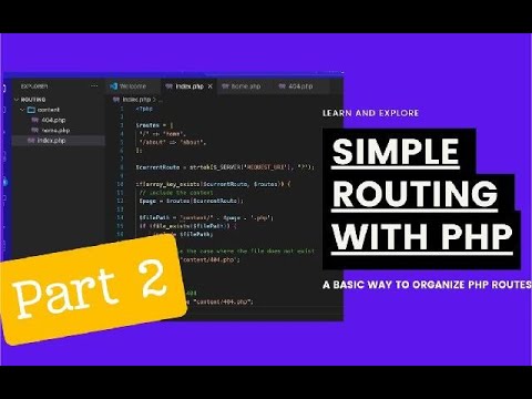 Simple PHP Routing: