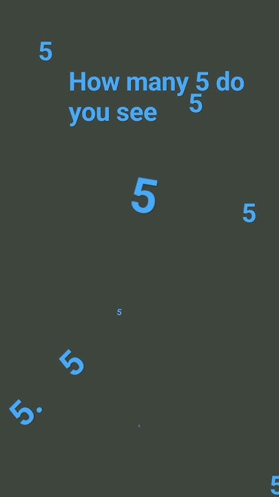 how-many-5s-can-you-see-artist-music-rap-art-youtube