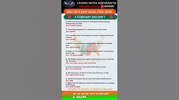 SSCGD Exam Analysis 2025 | 4 february 2nd Shift Exam Analysis |SSCGD solution 2025 | Sscgd GK/GS