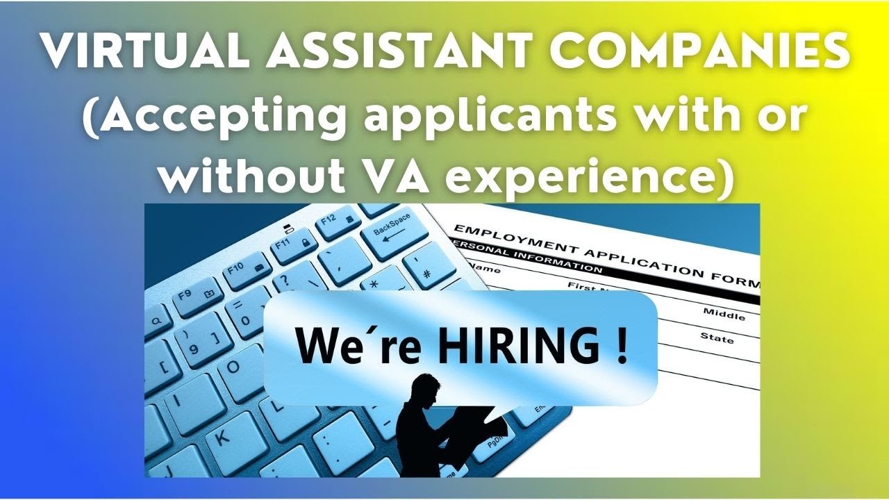 Work from Home Jobs Available for VA Company Applicants with No Experience