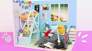 DIY Miniature Dollhouse Kit: Jereds Room