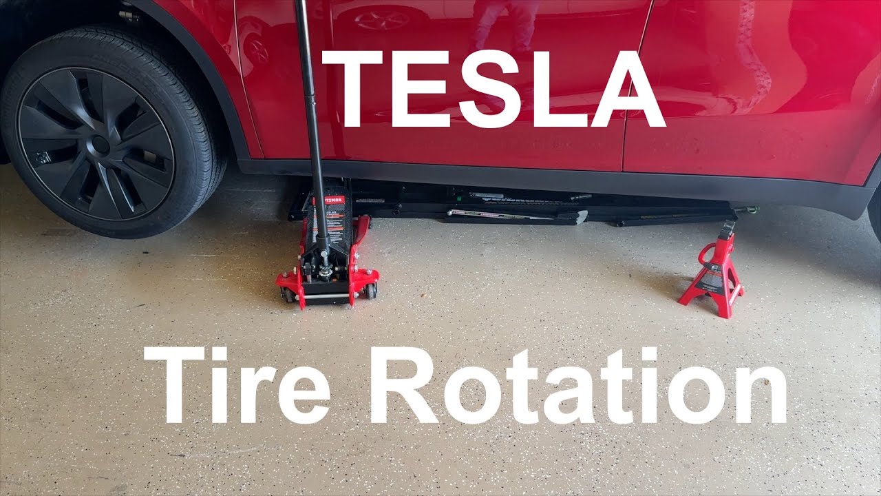 Tesla Tire Rotation - YouTube