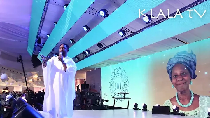 FEMI OTEDOLA AND MUM ON THE DANCE FLOOR | LADY LADOJA OTEDOLA @90 | NIGERIA CELEBRITY PARTY