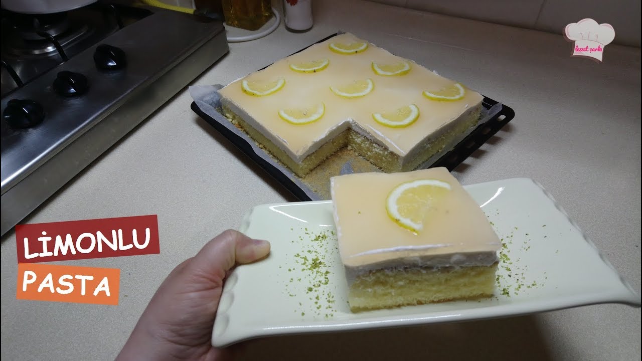 Limonlu Pasta Tarifi lezzet çarkı Pasta Tarifleri YouTube