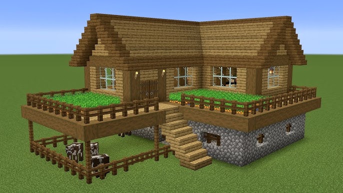 Large wooden house #02 Minecraft Map