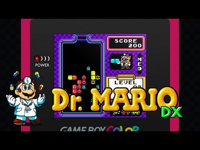 Jeu Dr. Mario DX (couleur) Game Boy Color - Version Française, En Très Bon état Complet
