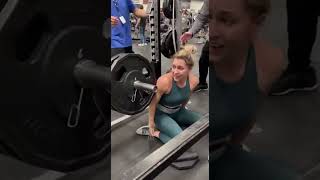 Woman's Squat Goes Horribly Wrong