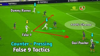 Mastered in Counter- Pressing False 9 Formation Tactics 😻🔥 Solid Defence   QC 🔥 PES EMPIRE•