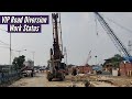 Work status at vip road diversion  kolkata metro construction update kolkatametro