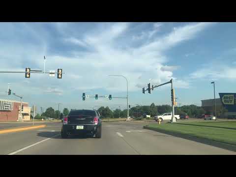 Drive Tour in Sioux City , IOWA , USA 2022 part 1