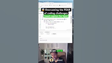😱 Overcoming the FEAR of coding challenges