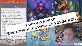 Taptap Heroes - Looking Ahead, Events for the Week of 2022-09-08 screenshot 1