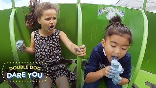 Two Kids One Epic Dare | Double Dog Dare You | HiHo Kids