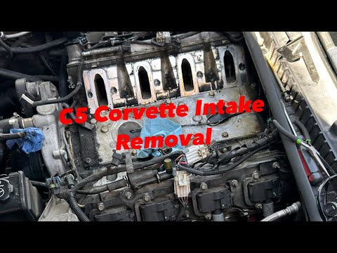 C5 Corvette Intake Removal (oil pressure sensor, cam position sensor ...